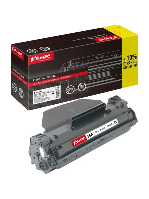 Картридж лазерный Комус 36A CB436A черн для НР M1120MFP/P1505