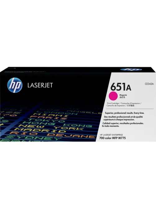 Картридж лазерный HP 651A CE343A пурп. для СLJ Enterprise 700