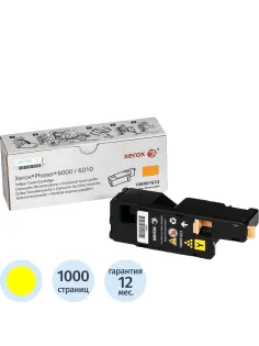 Картридж лазерный Xerox 106R01633 жел. для Ph6000/6010
