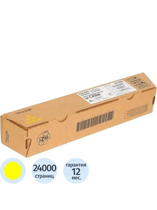 Тонер-картридж Ricoh SP C430E (821205 / 821282) жел. д ля SPC430/C431/C440