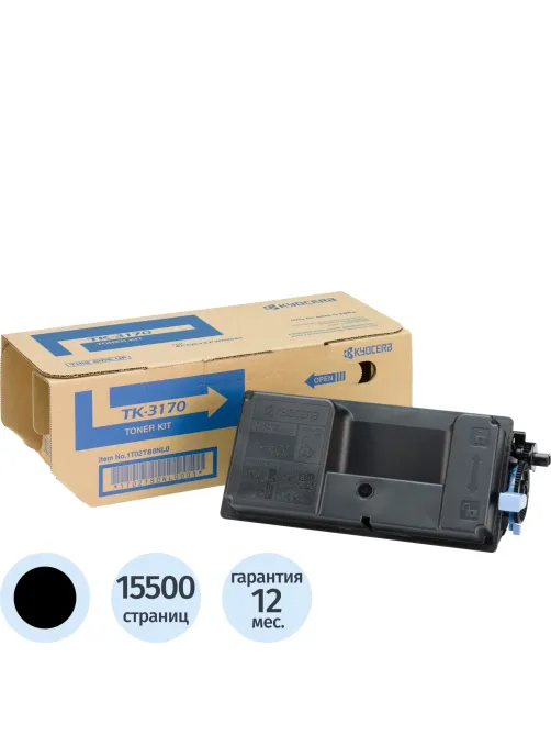 Тонер-картридж Kyocera TK-3170 (1T02T80NL1/0)чер.дляP3050dn/P3055dn/P3060dn