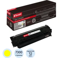 Картридж лазерный Комус CE742A жел. для HP CLJ CP5225/CP5225n