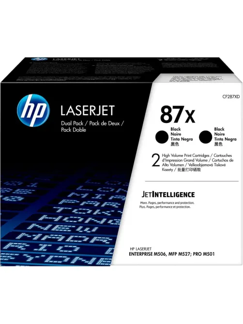Картридж лазерный HP 87X CF287XD/XF чер.пов.емк. для LJ M506/M527 (2шт/уп)