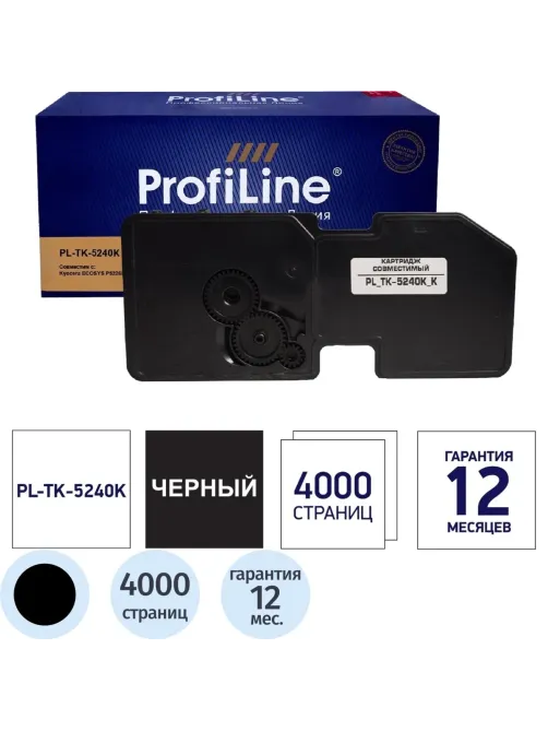 Картридж лазерный ProfiLine TK-5240K чер. для Kyocera Ecosys M5526cdn