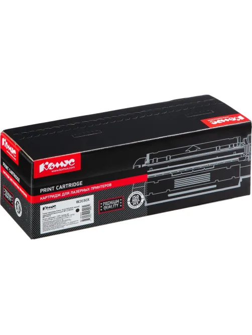Картридж лазерный Комус 415X W2030X чер. пов. емк. для HP LJ M454/M479