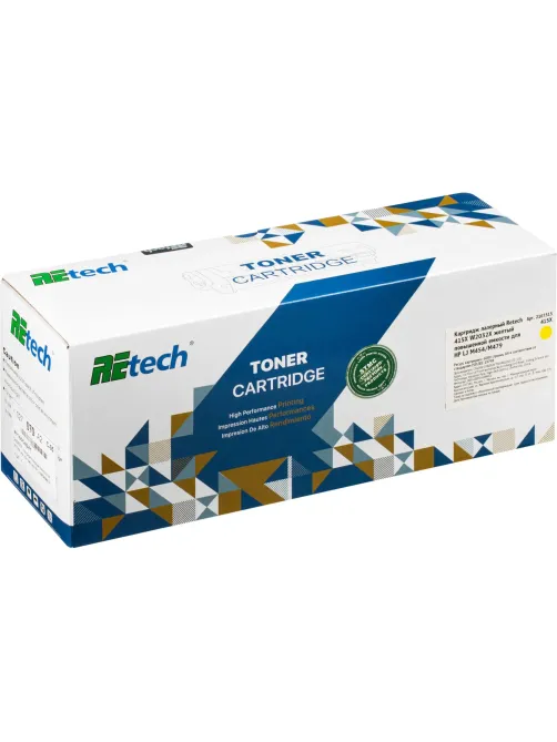 Картридж лазерный Retech 415X W2032X жел. пов. емк. для HP LJ M454/M479