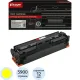 Картридж лазерный Комус 055H Y жел. пов.емк. для Canon MF746Cx/LBP664Cx