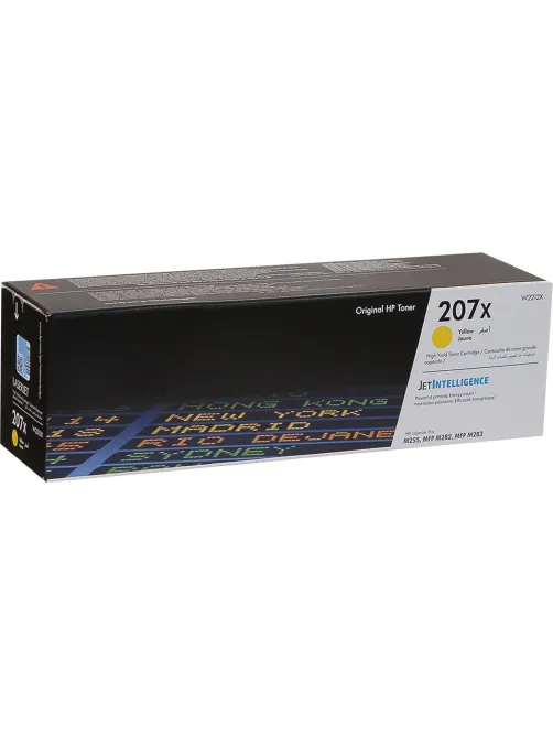 Картридж лазерный HP 207X W2212X жел.пов.емк.для LaserJet Pro M255/MFP M282