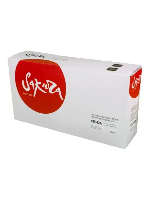 Картридж лазерный SAKURA CE342A желт. для HP LJ  700/775