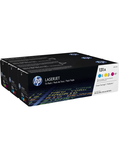 Картридж лазерный HP 131A U0SL1AM CMY для LJ Pro 200 (3шт/уп)