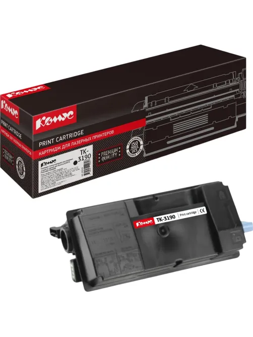 Картридж лазерный Комус TK-3190 чер. для Kyocera Ecosys P3055 (чип)