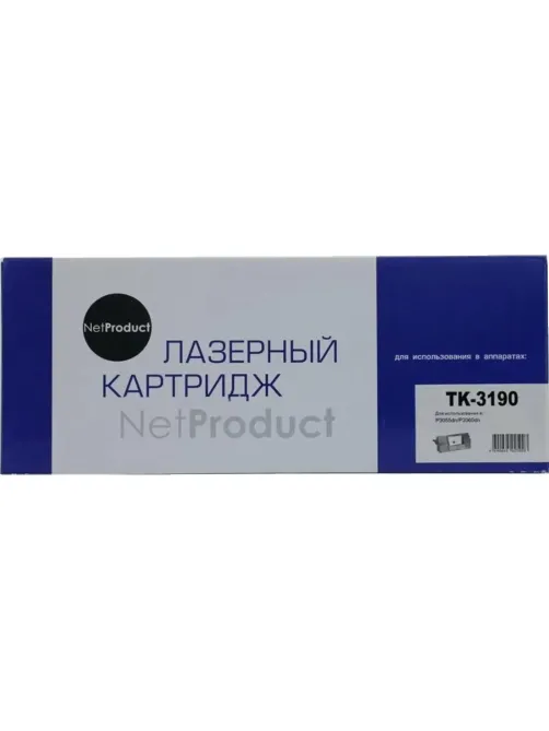 Тонер-картридж NetProduct (N-TK-3190) для Kyocera P3055dn/P3060dn, 25K, с/ч
