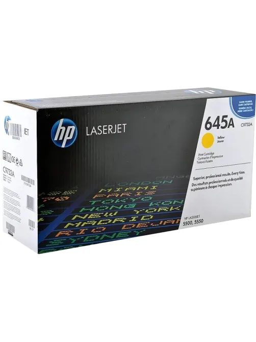 Картридж лазерный HP 645A C9732A жел. для CLJ 5500/5550