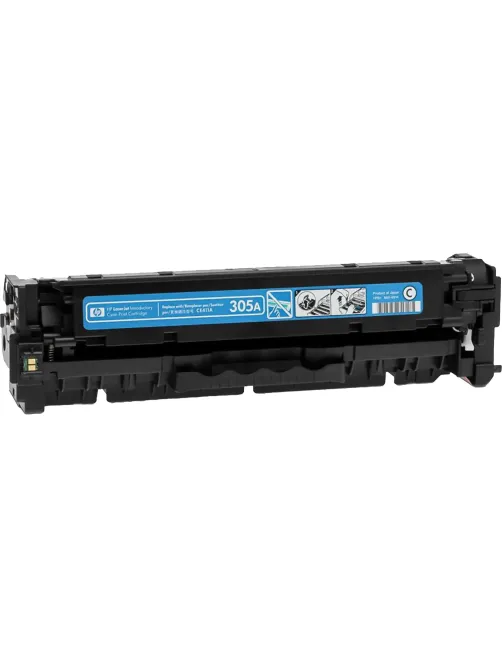 Картридж лазерный HP 305A CE411A гол. для CLJ M351/M451/M375