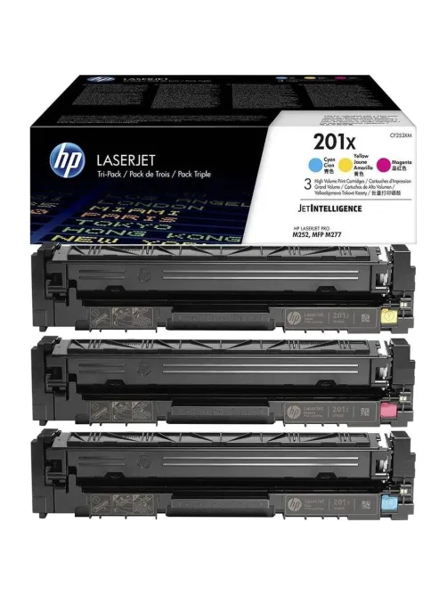 Картридж лазерный HP 201X CF253XM CMY для CLJ Pro 252/274/277 (3шт/уп)