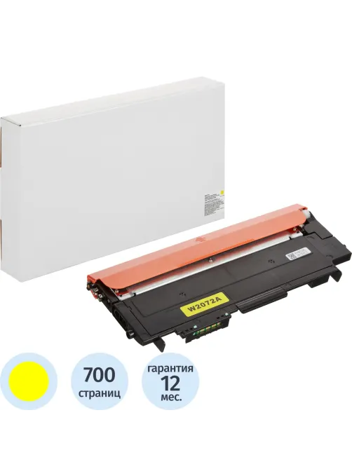 Тонер-картридж Retech W2072A жел. для HP Color Laser 150/150nw/178nw