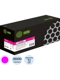 Картридж лазерный Cactus TN328M CS-TN328M для Konica Minolta, пурпурный