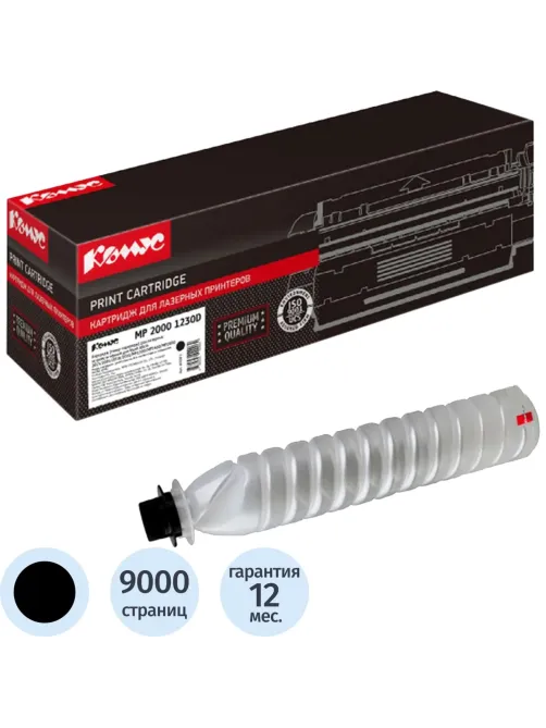 Картридж лазерный Комус 1230D чер. для Ricoh2015/2016/2018/2018D