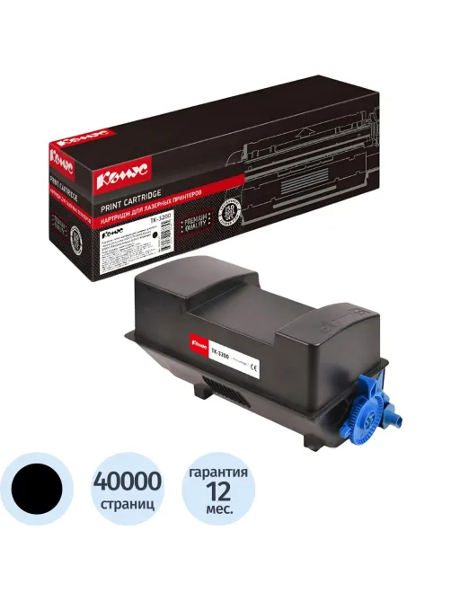 Тонер-картридж Комус TK-3200 чер. для Kyocera P3260dn