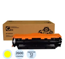 Картридж лазерный GalaPrint 305A CE412A жел. для HP LJ300 colorM375nw