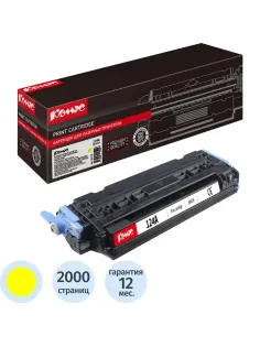 Картридж лазерный Комус 124A Q6002A жел. для HPCM1015mfp/CM1017mfp