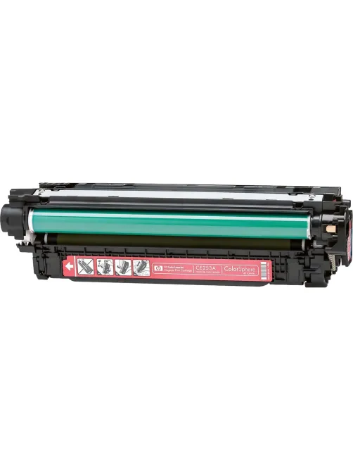 Картридж лазерный HP 504A CE253A пурп. для LJ CP3525/CM3530