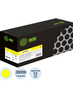 Картридж лазерный Cactus TN328Y CS-TN328Y для Konica Minolta, жёлтый