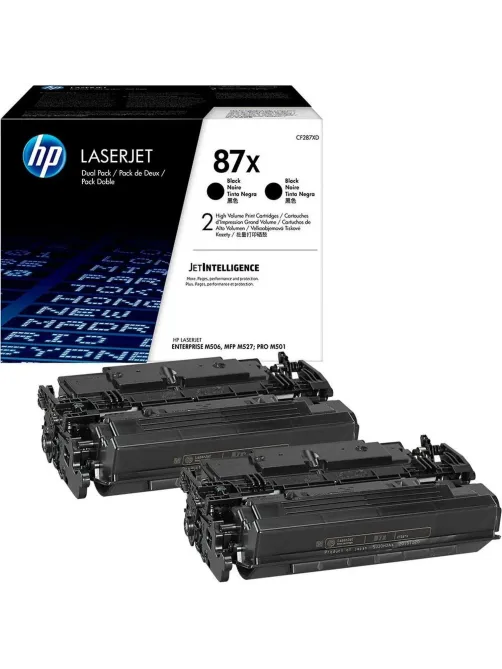 Картридж лазерный HP 87X CF287XD/XF чер.пов.емк. для LJ M506/M527 (2шт/уп)