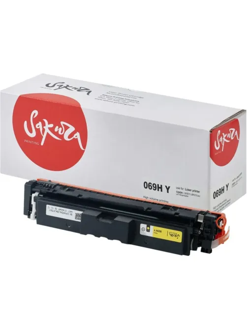 Картридж лазерный Sakura 069H Y жел.пов. Емк. для Canon LBP673Cdw/MF752Cdw