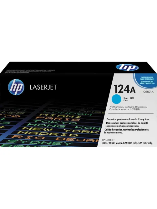 Картридж лазерный HP 124A Q6001A гол. для CLJ 1600/ 2600