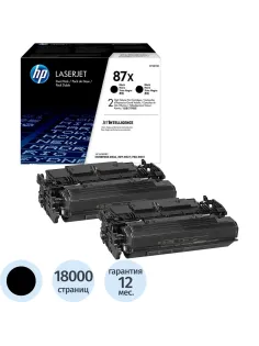 Картридж лазерный HP 87X CF287XD/XF чер.пов.емк. для LJ M506/M527 (2шт/уп)
