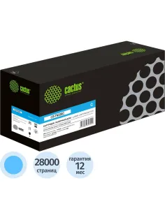 Картридж лазерный Cactus TN328C CS-TN328C для Konica Minolta, голубой
