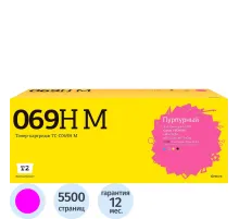 Картридж лазерный T2 TC-C069H M  пур. для Canon LBP673Cdw/MF752Cdw/MF754Cdw