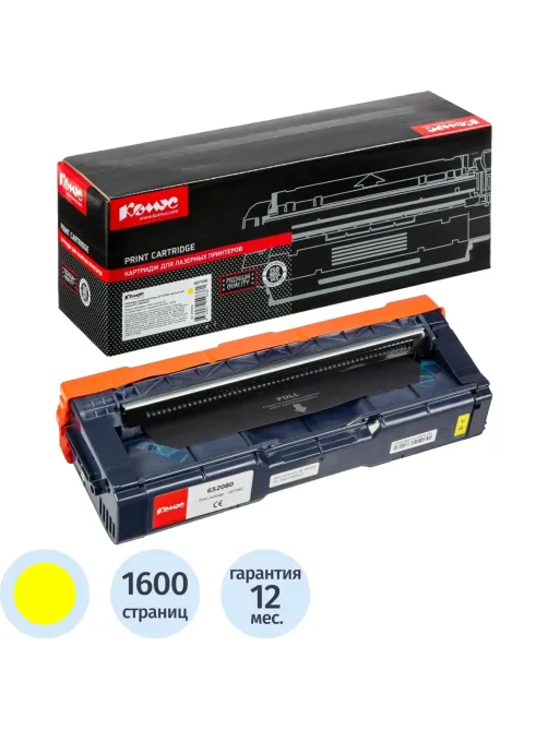 Картридж лазерный Комус SP C250E жел. для Ricoh SP C250DN/SF