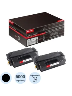Картридж лазерный Комус 49X Q5949XD чер. пов.емк. для HP1320(2шт/уп)