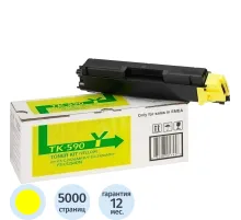 Тонер-картридж Kyocera TK-590Y жел. для FS-C2026MFP/C2626