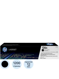 Картридж лазерный HP 126A CE310A чер. для LJ CP1025