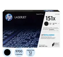 Картридж лазерный с тонером HP 151X LaserJet, черный (W1510X)