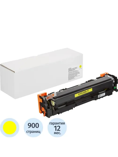 Картридж лазерный Retech CF532A жел. для HP CLJ M154a/M180n/M181fw