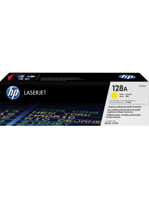 Картридж лазерный HP 128A CE322A жел. для CLJ CP1525/CM1415