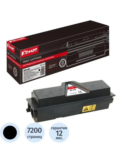 Картридж лазерный Комус TK-170 чер. для Kyocera FS-1320D