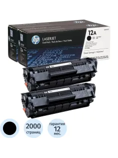 Картридж лазерный HP 12A Q2612AF чер. для LJ 1010 (2шт/уп)