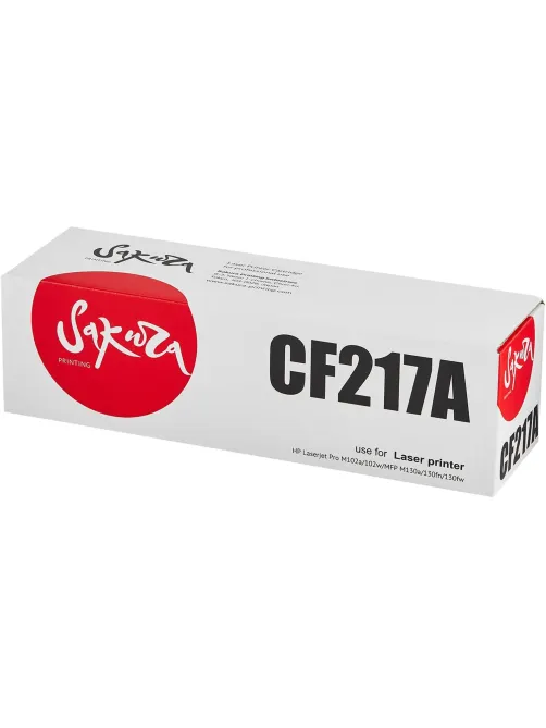 Картридж лазерный SAKURA CF217A чер. для HP LJP M102/ MFP M130