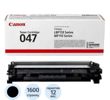 Тонер-картридж Canon 047 BK (2164C002) чер. для MF112/113
