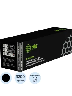 Картридж лазерный Cactus CS-CF540X CF540X чер. для HP CLJ Pro M254/280