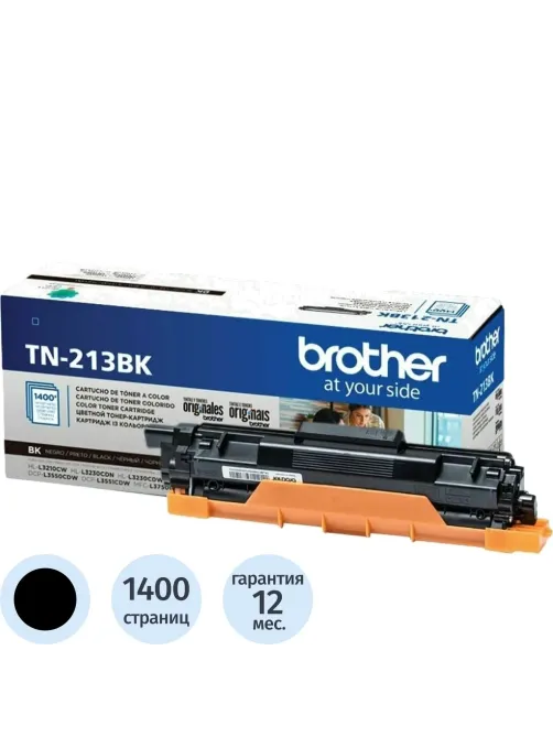 Тонер-картридж Brother TN-213BK чер. для DCPL3550/HLL 3230