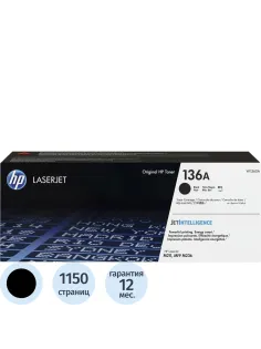 Картридж лазерный HP LaserJet 136A W1360A черный д/LaserJet M211?/M236