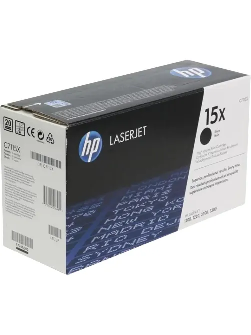 Картридж лазерный HP 15X C7115X чер. пов.емк. для LJ 1200/12