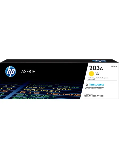Картридж лазерный HP 203A CF542A жел. для CLJ Pro M254 MFP M280/281