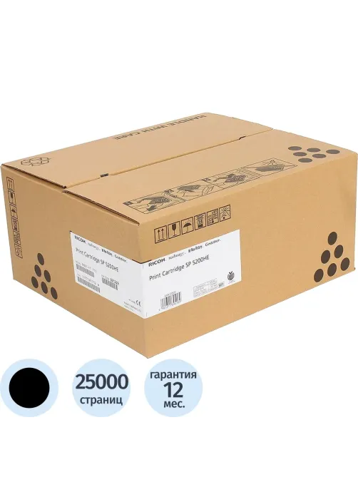 Картридж лазерный Ricoh SP 5200HE (821229) чер. пов.емк.для SP 5200S/5210